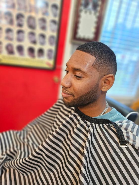 Fresh cut from the chair at Shawn Cutz