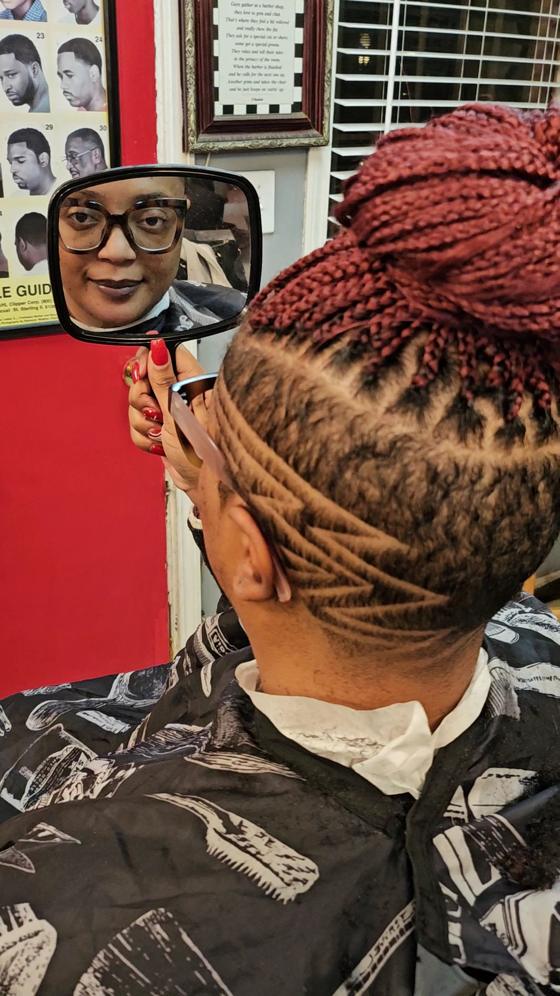 Fresh cut from the chair at Shawn Cutz
