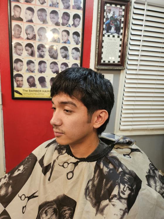 A finished cut at Shawn Cutz barbershop