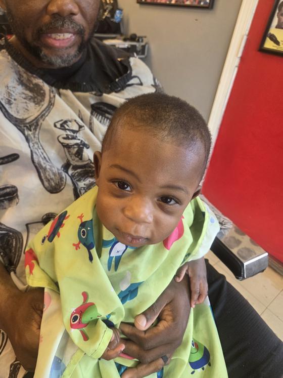 Fresh cut from the chair at Shawn Cutz