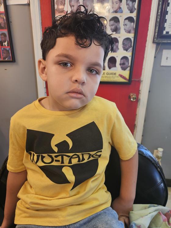 A finished cut at Shawn Cutz barbershop