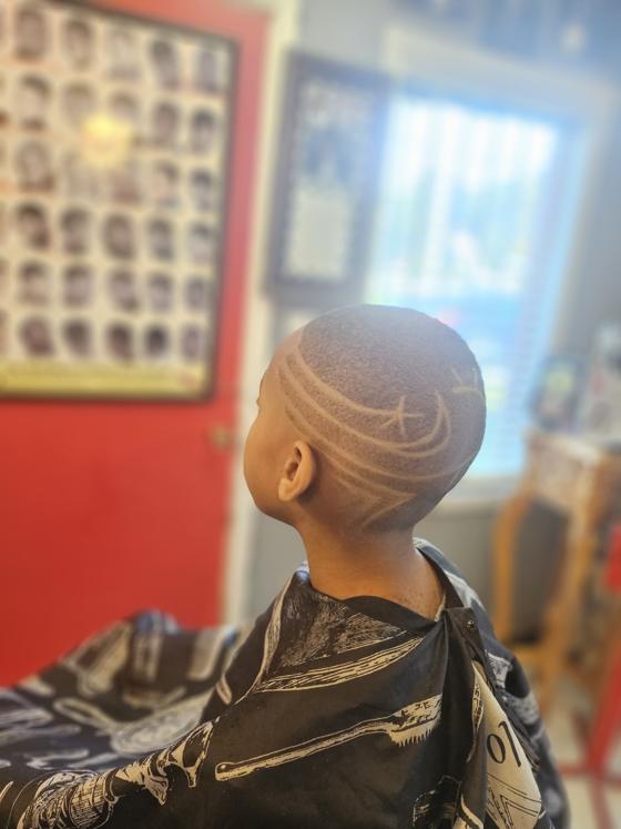 Fresh cut from the chair at Shawn Cutz