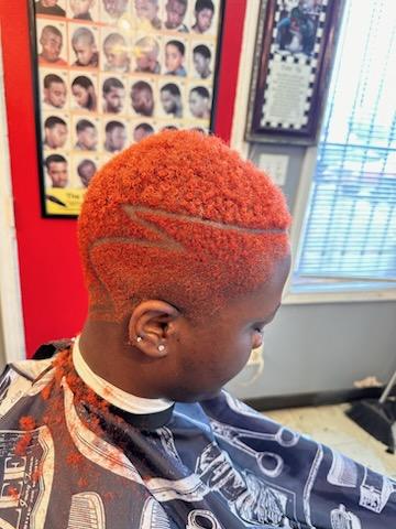 A finished cut at Shawn Cutz barbershop