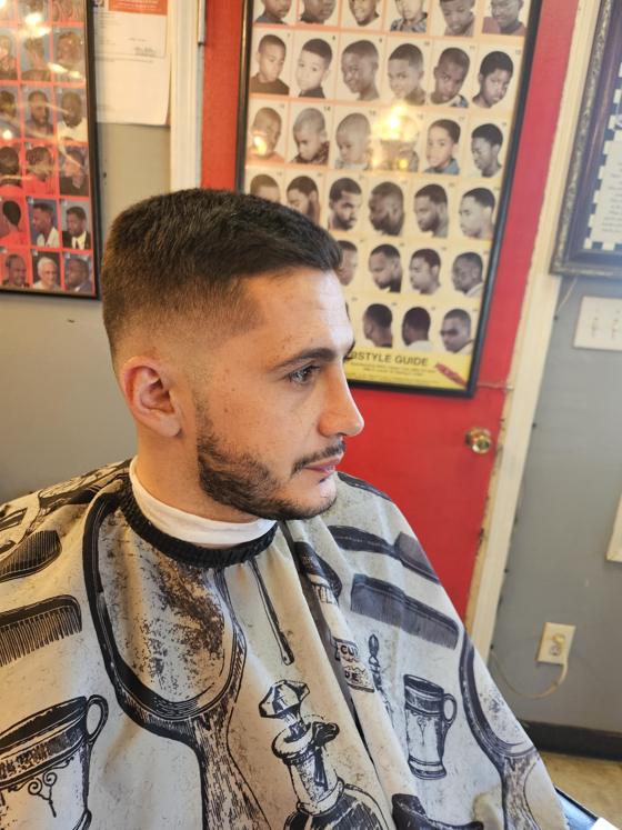 Fresh cut from the chair at Shawn Cutz