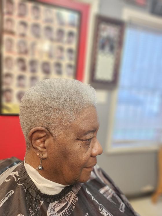A finished cut at Shawn Cutz barbershop
