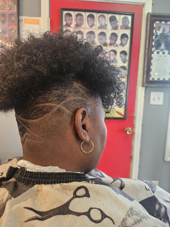Fresh cut from the chair at Shawn Cutz