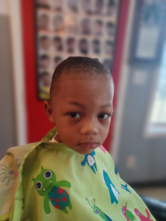 Fresh cut from the chair at Shawn Cutz